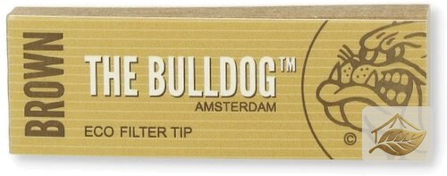 The Bulldog Eco Slim Filter Tips braun, perforiert
