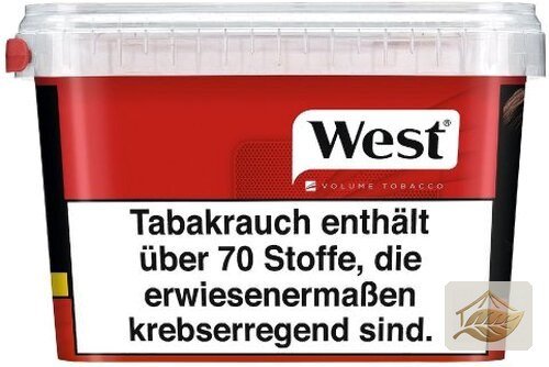 West Red High Volumentabak in der Box