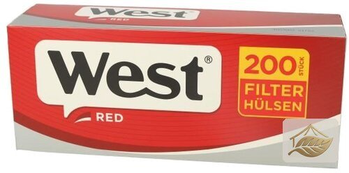 West Red King Size Filterhülsen zum Stopfen