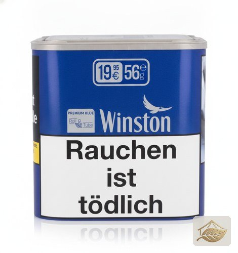 Winston Tabak Blau 56g Dose Stopftabak
