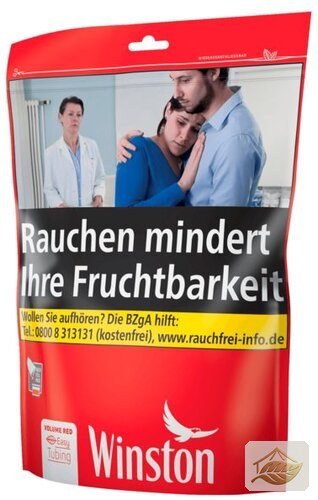 Winston Classic Red Volumentabak im Zip-Beutel
