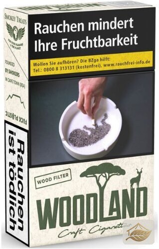 WOODLAND Craft Zigarettes WOOD FILTER 20er