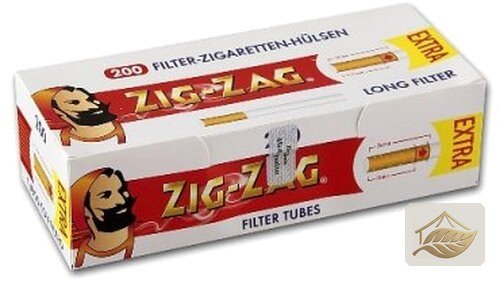 Zig Zag Extra Filterhülsen mit langem Filter