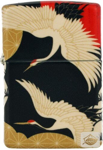 Zippo Kraniche-Feuerzeug, Asiatischer Stil