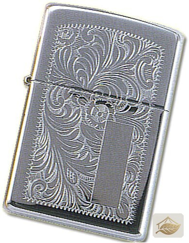 Zippo Polish Chrome, Venezianisches Muster graviert
