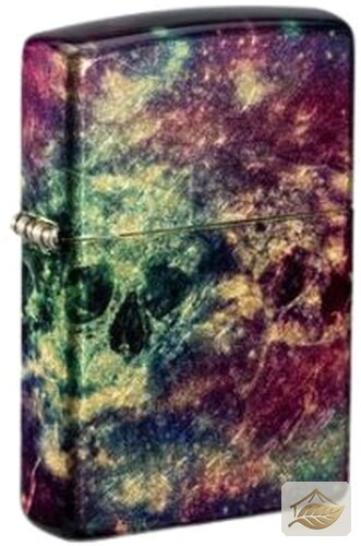 Zippo Color 540 Feuerzeug Galaxy Skull, bunt bedruckt