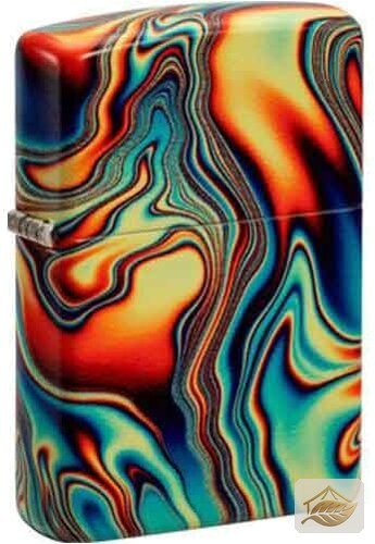 Zippo Colorful Swirl Feuerzeug, leuchtet im Dunkeln