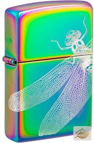 Zippo Dragonfly Feuerzeug, Libelle 360-Grad Lasergravur