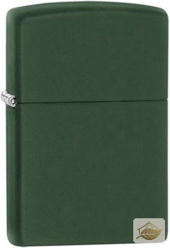Zippo Feuerzeug schlicht, Dunkelgruen Matt