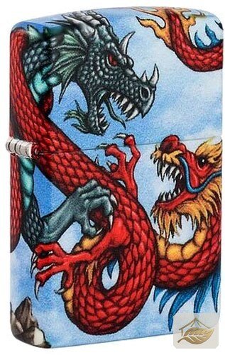 Zippo Feuerzeug Kämpfender Drache, Color 540