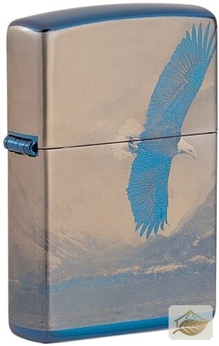 Zippo Feuerzeug Fliegender Adler, 360 Grad Lasergravur