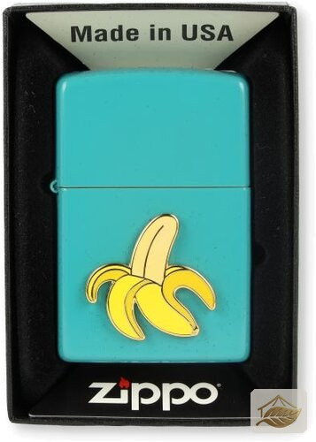 Zippo Feuerzeug Foodie-Serie Banane, Türkis