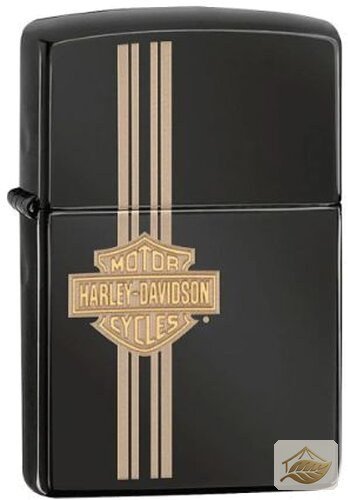 Zippo Harley-Davidson Stripes, Hochglanz/Gold