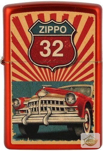 Zippo Cruiser-Feuerzeug 'Zippo 32', Metallic Rot