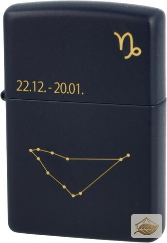 Zippo Feuerzeug mit Garantie, Motiv Steinbock