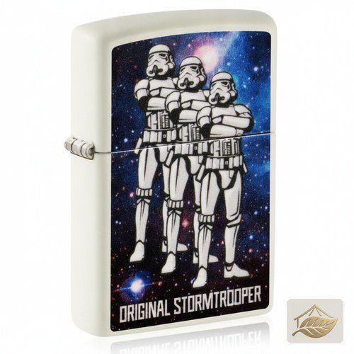 Zippo Original Stormtrooper, Weiß mit Leuchteffekt
