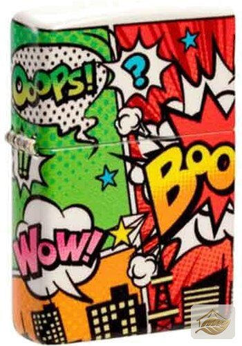 Zippo Pop Art City, 360-Grad Farbmotiv