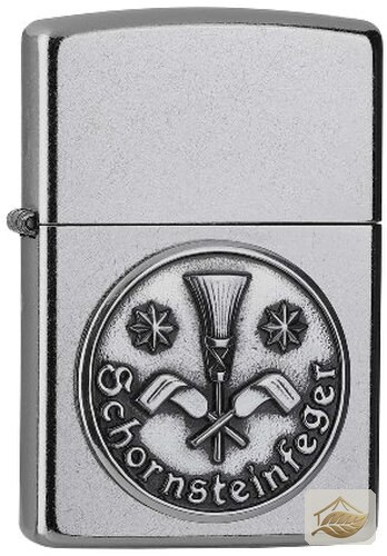 Zippo Feuerzeug mit Schornsteinfeger-Glücksbringer
