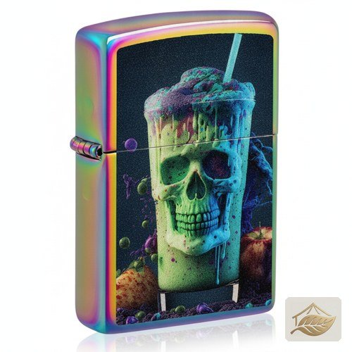 Zippo Skull Shake, Benzinfeuerzeug Spectrum-Optik