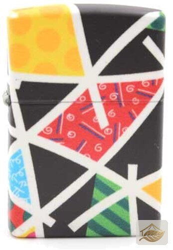 Zippo Romero Britto Cascade, farbenfrohes Neo-Pop-Art-Feuerzeug