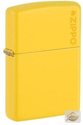 Zippo Sunflower mit Logo-Aufdruck, Gelb