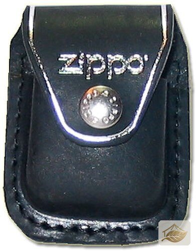 Zippo Gürtelholster aus Rindsleder, Schwarz