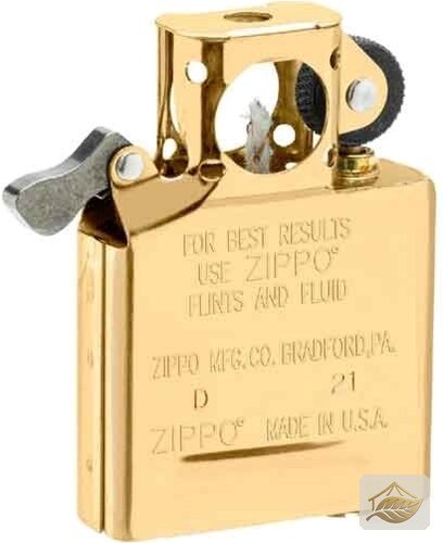 Zippo Pfeifeneinsatz aus poliertem Messing, Gold